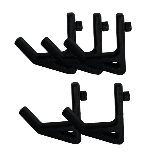 5 Pcs Garage Shelf Hook Heavy Duty Shelving Utility Hooks Workshop Organizer for Clothes Hats Garden Tools Chainsaws Cords Tools Equipment