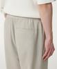 Musinsa Standard Linen-Like One-Pleat Wide Elastic Pants [Light Beige]