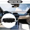 Car Dashboard Cover Compatible for Hyundai Tucson 2010-2015, Polyester Black Dash Cover Sunshade