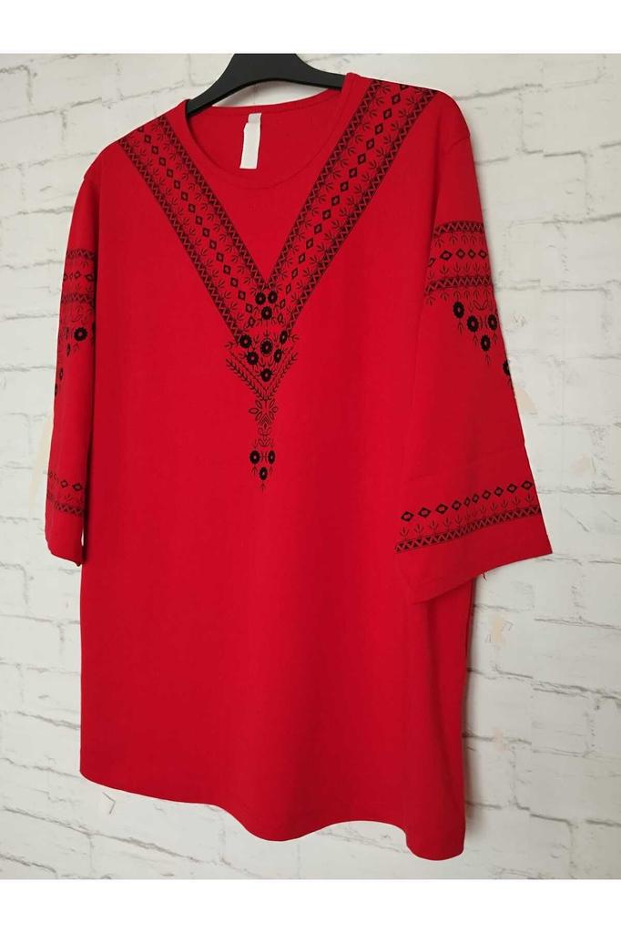 Damenbluse in großen Größen, perfekter Sommer, ganz aus Baumwolle, gekämmte Baumwolle, Bluse in großen Größen