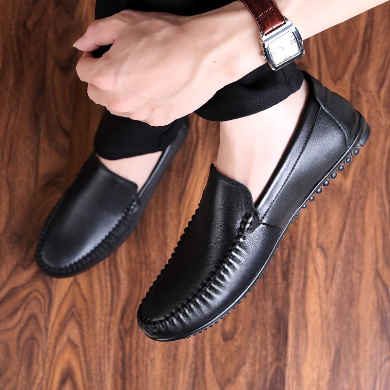 Scarpe Penny Loafer da Uomo Scarpe da Barca 2026 Estate Business Vera Pelle Mocassini da Uomo Scarpa Casual da Guida Slip-On Piatte
