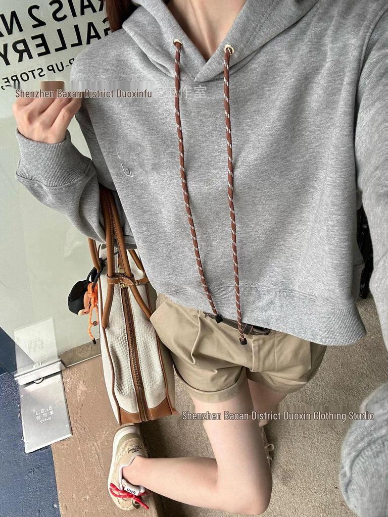 MIU Heavyweight Cotton Embroidered Women's Hoodie