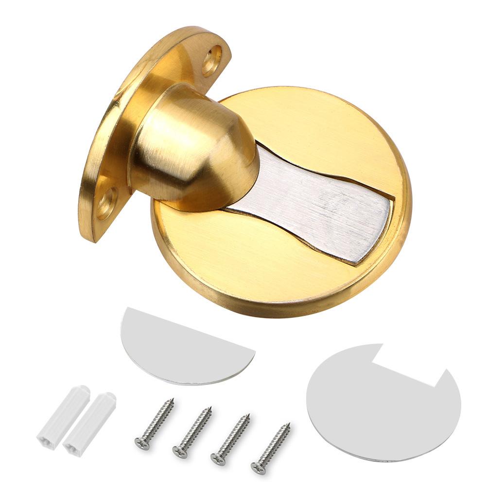 Magnetic Door Stops Hidden Door Holders Catch Floor Hidden Doorstop 304 Stainless Steel Door Stopper Nail-free Doorstop