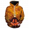 Sweat à capuche Anime japonais NarAAKakashi pour enfants, pull décontracté, vêtements de dessin animé pour garçons et filles, printemps, automne, 2024