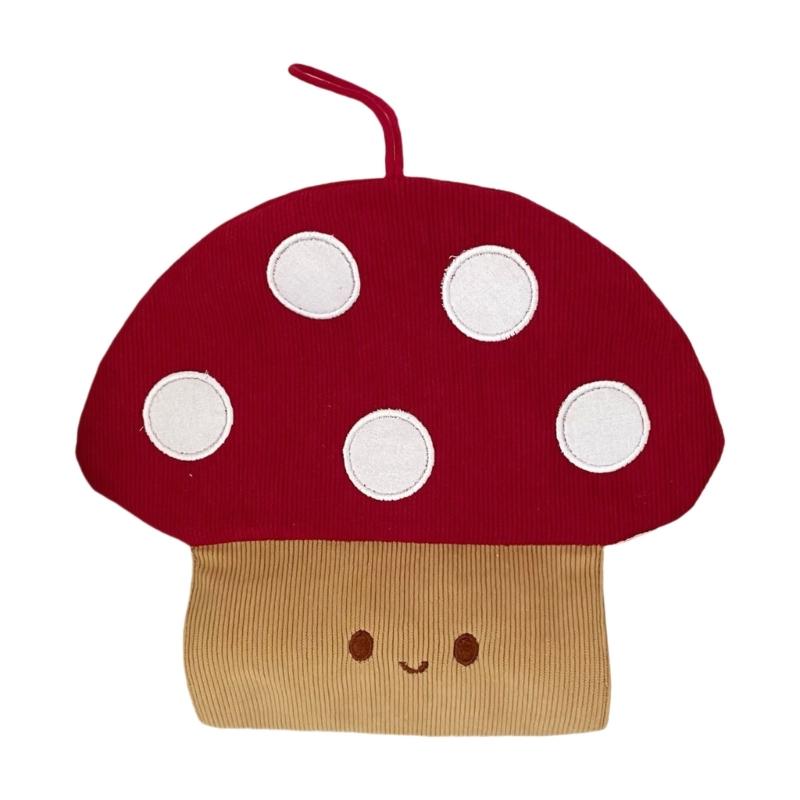 Einzigartiger Stoff-Pilz-Wandmontierter Taschentuchspender für Badezimmer, Küche oder Büro Aufbewahrungslösung Tägliche Nutzung