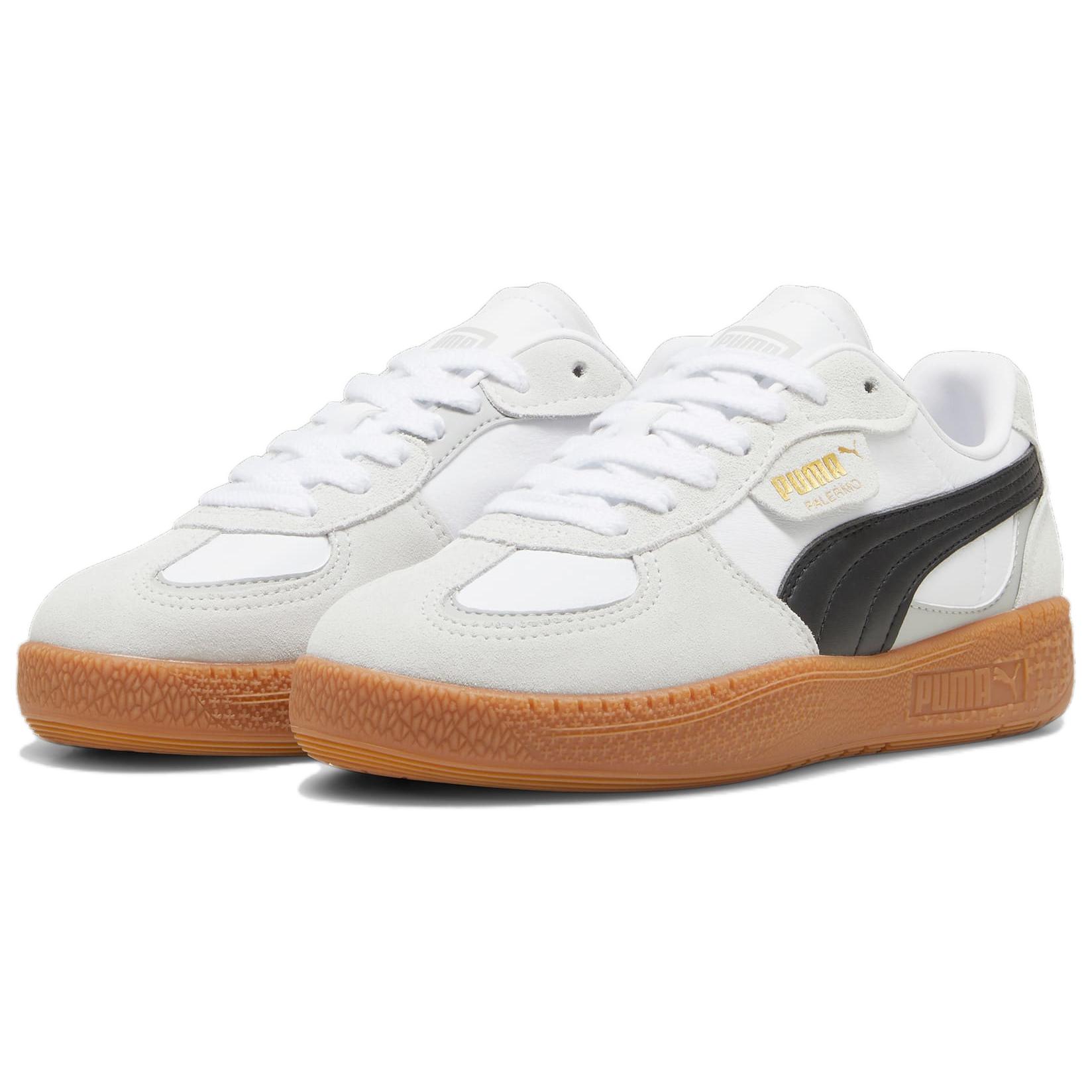 

New PUMA Palermo Moda White Black Gum Women s 397727-01 38