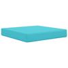 Outdoor Sofa Cushion Turquoise 60 x 60 x 8 cm Polyester