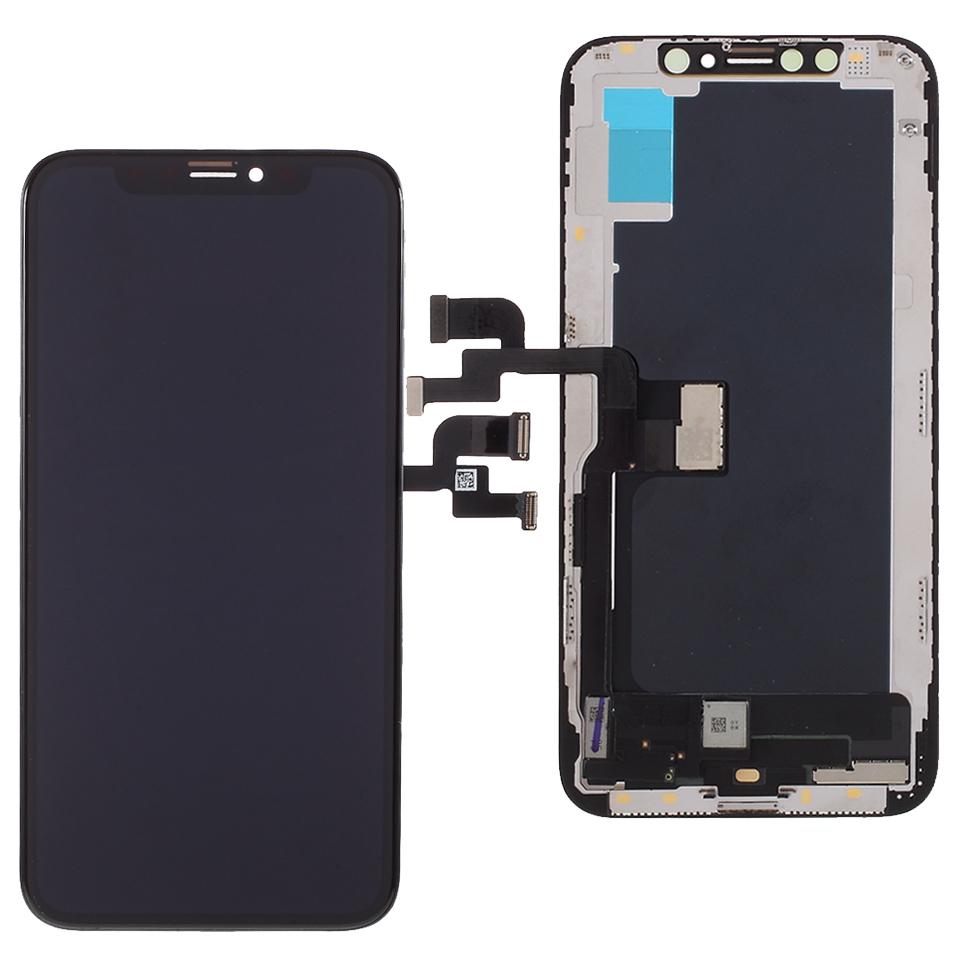 

For iPhone XS 5.8 inch Grade C Soft OLED Screen Digitizer Assembly Repair Part (Without Logo) A