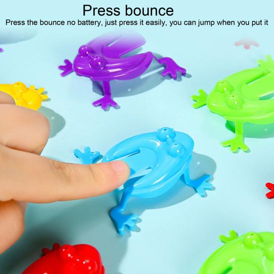1 Set Bounce Parent-Child Jump Frog Toys Fun Competition Interaction Multiplayer Kids Frog Toys Toys