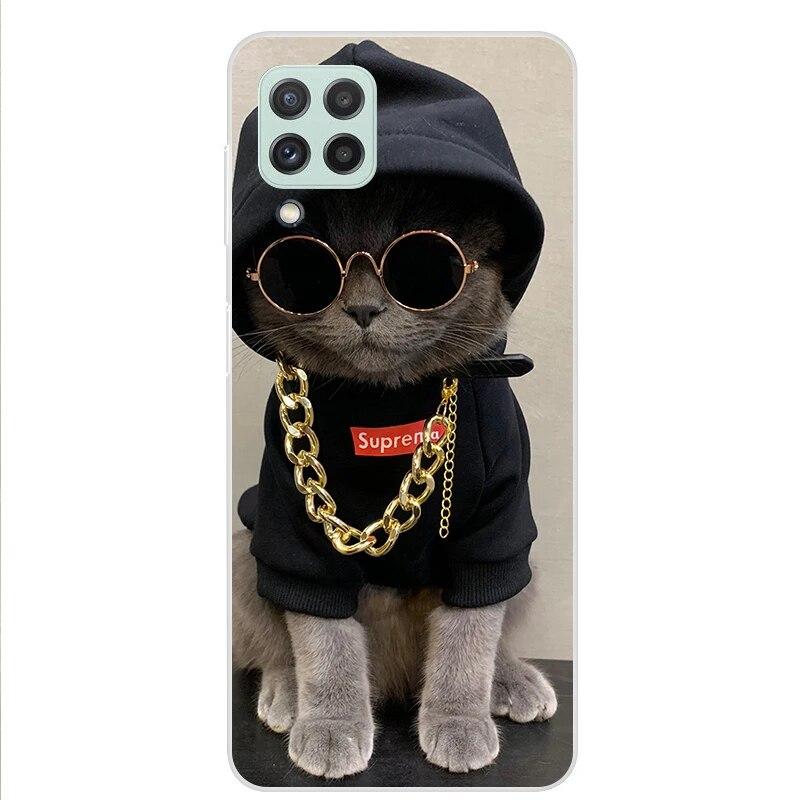 

Чехол для Samsung Galaxy M22 M32 4G, задняя крышка для телефона Samsung M22, мягкий чехол для Samsung M32 4G M 22 32, черный чехол из ТПУ 6,4 дюйма Samsung M32 4G