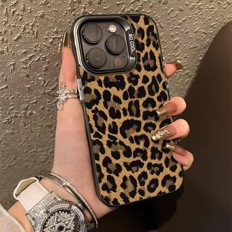 

Leopard Print Phone Case for iPhone 15 Pro Max/14 Pro/17 Air iPhone 16 Pro Max