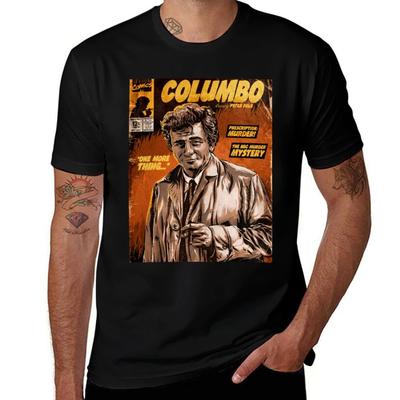 Columbo TV Show Comic TShirt Comfortable Work Wear Tee