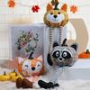 Stuffed Pumpkin Doll with Dangling Legs Thanksgiving Stuffed Toy Multiple Color Desk Home Figures Display Decorations