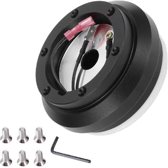 125H Aluminum 6-Hole Steering Wheel Short Hub Adapter Fits For Toyota Camry Tacoma Corolla FJ Cruiser Tundra Matrix Lexus IS GS Scion FR-S XA XB XD