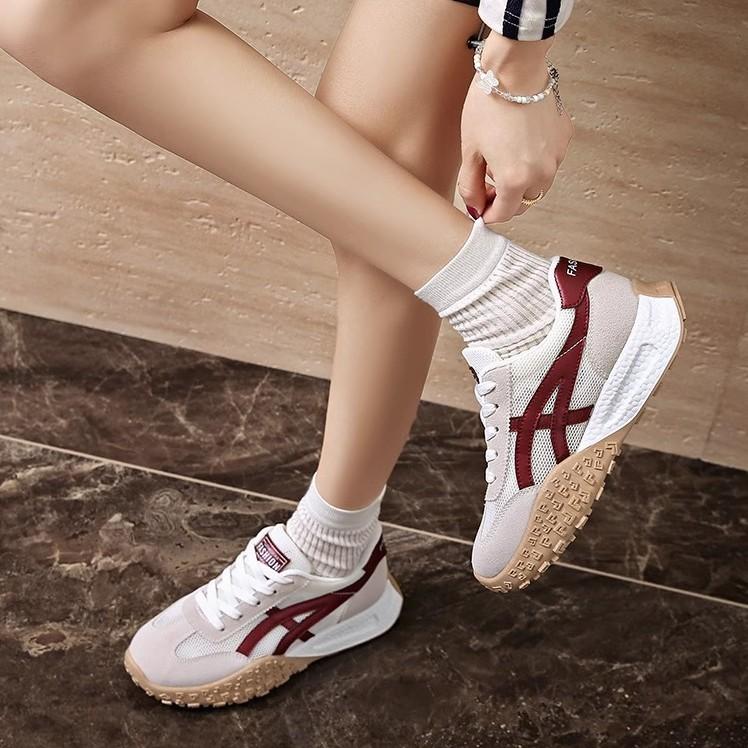 Forrest Gump shoes women's 2025 new popular spring and autumn thick-soled sports and leisure shoes heightened soft-soled versatile dad shoes