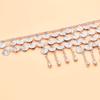 Multilayer Wide Waist Chain Elegant Tassels Waistband Fashionable Body Chain for Stylish Outfits