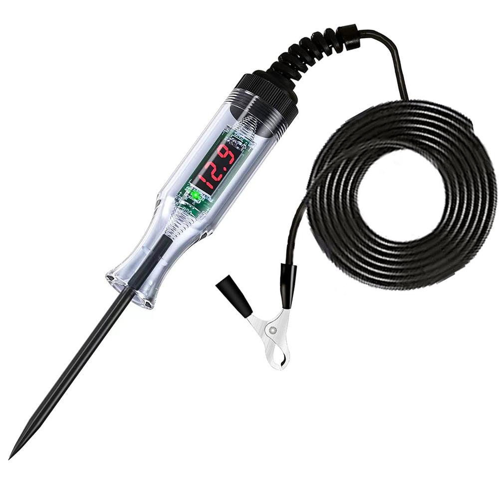

3-48V Automotive Circuit Tester Advanced Test Light Probe Pen Bulb Diagnostic Tool Voltage Circuit Tester Digital Power Pen