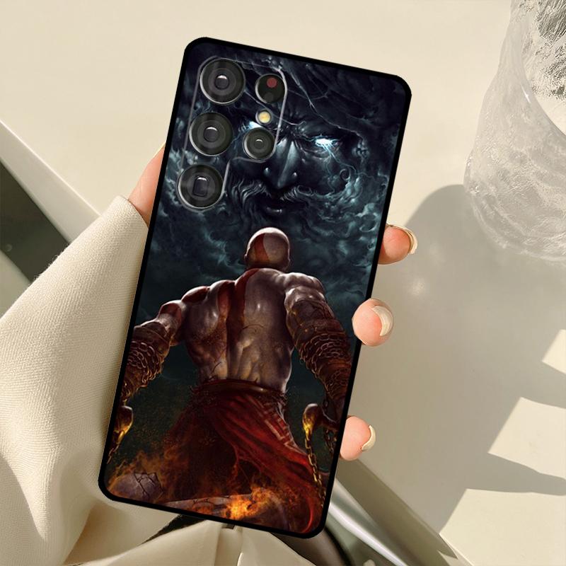 

Kratos God of War Case For Samsung Galaxy S24 Ultra S21 S22 S23 S25 Ultra S9 S10 Plus S20 FE S25 FE Back Cover Galaxy S22Ultra