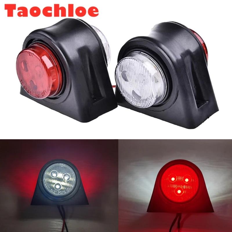 

1 пара светодиодных боковых фонарей 10-30 В, габаритный фонарь, лампа E8 E-MARK, прицеп, грузовик, тягач, автобус, индикаторные лампы жёлтый