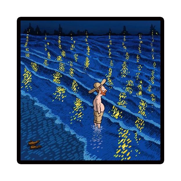 Starry Night by Vincent Van Gogh Famous Artist Art Posters and Prints Abstract Wall Picture Canvas Oil Painting Home Decoration