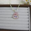 Children's Luminous Colorful Necklace, Cute Resin Accessory Jewelry, Collarbone Chain Jewelry