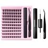 Diy Segmented False Eyelashes 10 Rows Large Capacity Glue Tweezers Set Combination Eyelashes