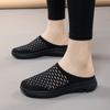 Women Flat Slip-On Half Slippers Running Shoes Plus Size Sport Shoes Lightweight Comfortable Breathable Walking Sneakers Women