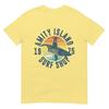 Jaws Amity Island Surf Board Tshirt