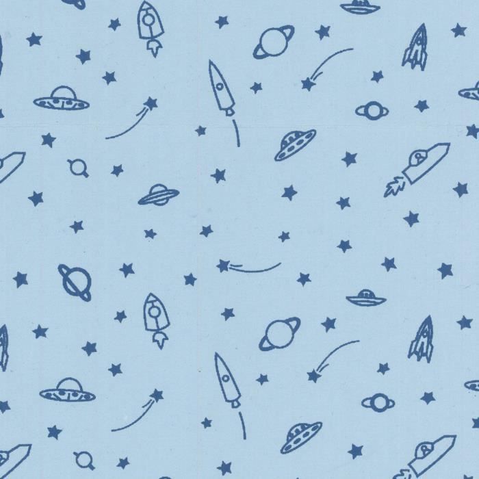 Feuilles PAPERTREE - GALAXY Ciel/Marine - 50*70 - 100g - Lot de 10
