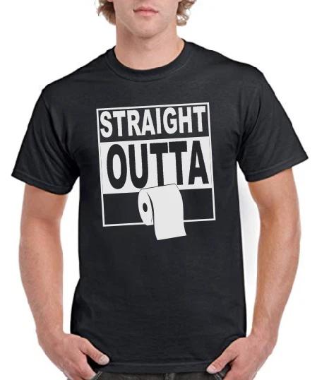 Straight outta Toilet Paper  T-shirt Tee Funny roll XL