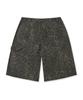BROWNBREATH Tag Leopard Bermuda-Shorts - Schwarz