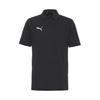 Solid Color Casual Polo Shirt Men Tops Black 658605-03