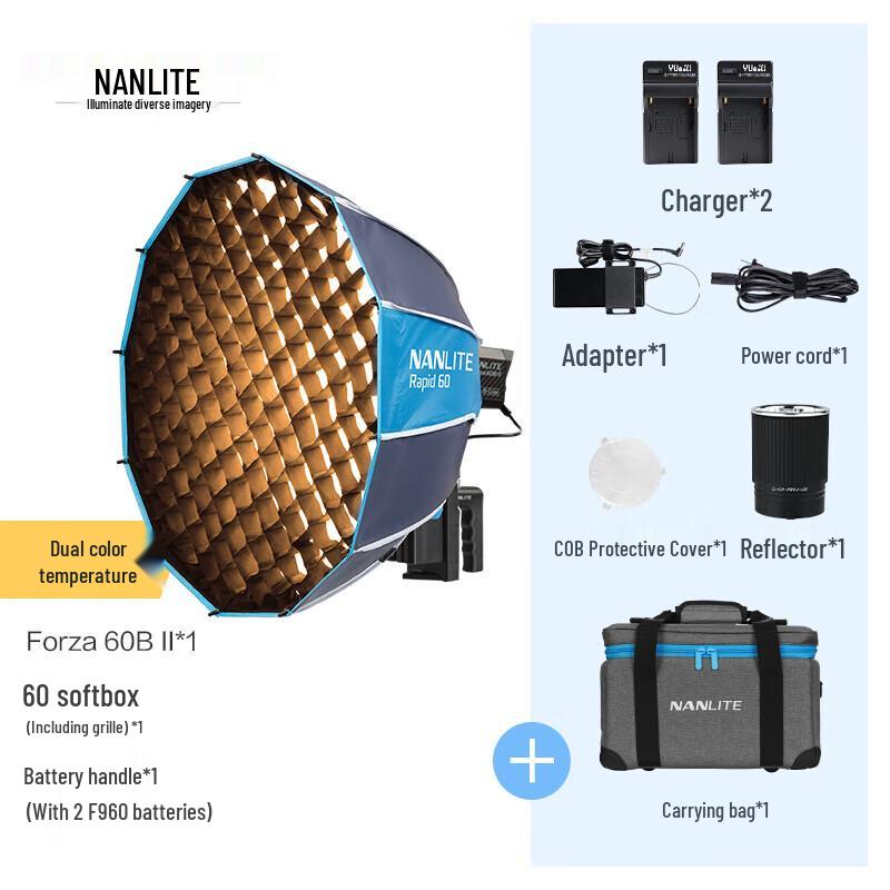 NANLITE Forza 60/60B II LED Video Light Series