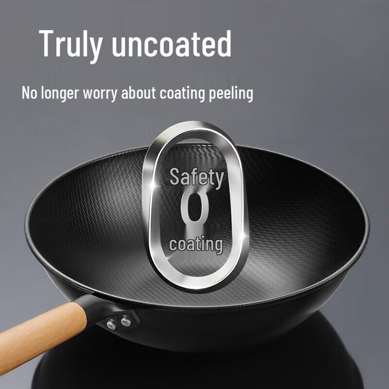 Chui Da Huang Wrought Iron 3-Piece Cookware Set