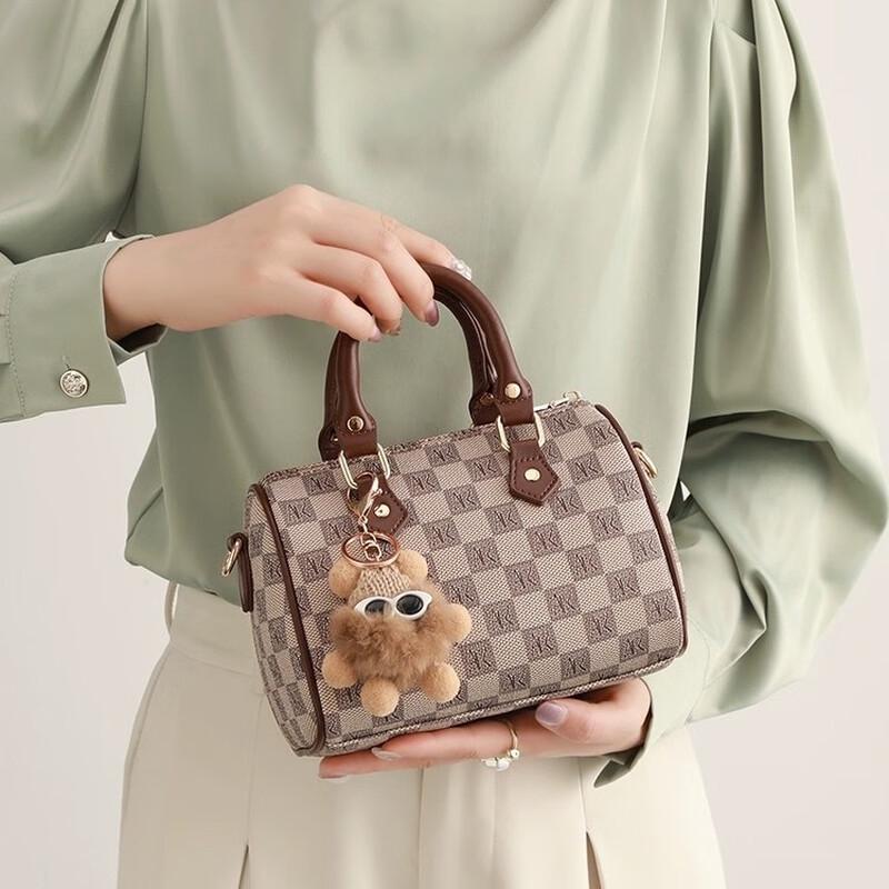 REWELL Мини Сумка-Подушка Boston с Монограммой Crossbody