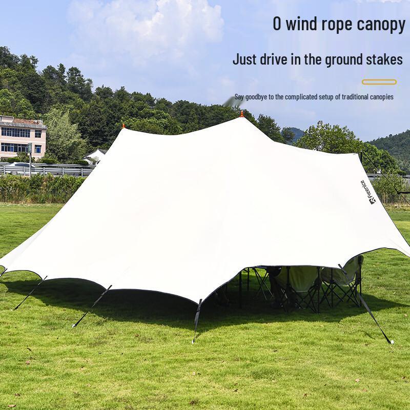 ZISIZ Outdoor Cloud Peak Double Ridge Canopy Tent
