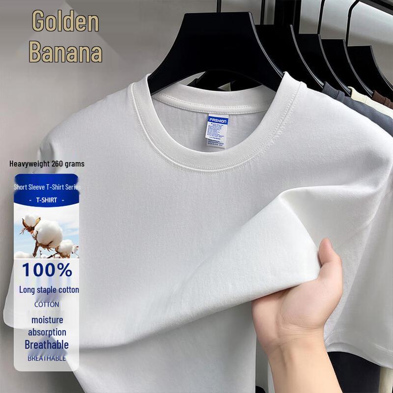 

Мужская дышащая футболка Jinjv из 100% хлопка, однотонная, с коротким рукавом S