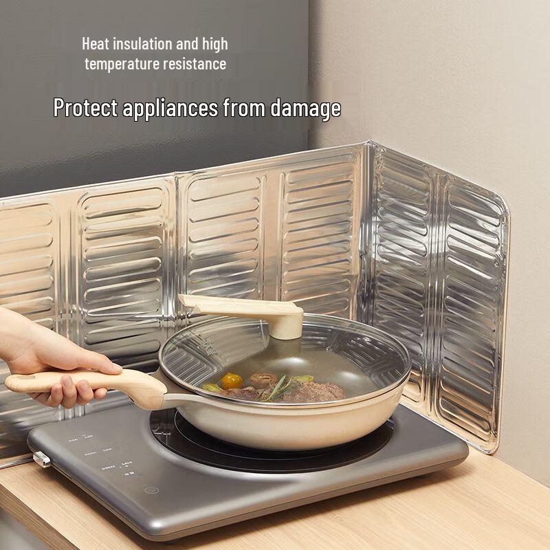 Zhaoran 3-Piece Aluminum Foil Gas Stove Splash Guard Set