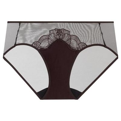 Aimer Women's Mid-Waist Lace Flat Briefs AM23A941