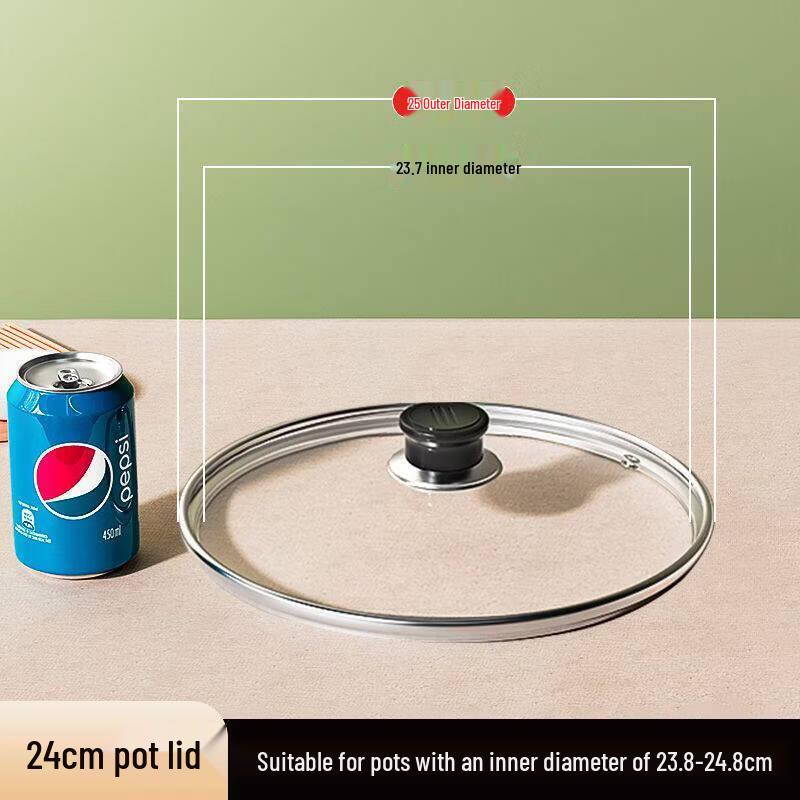 Biaoxing Standing Tempered Glass Pot Lid