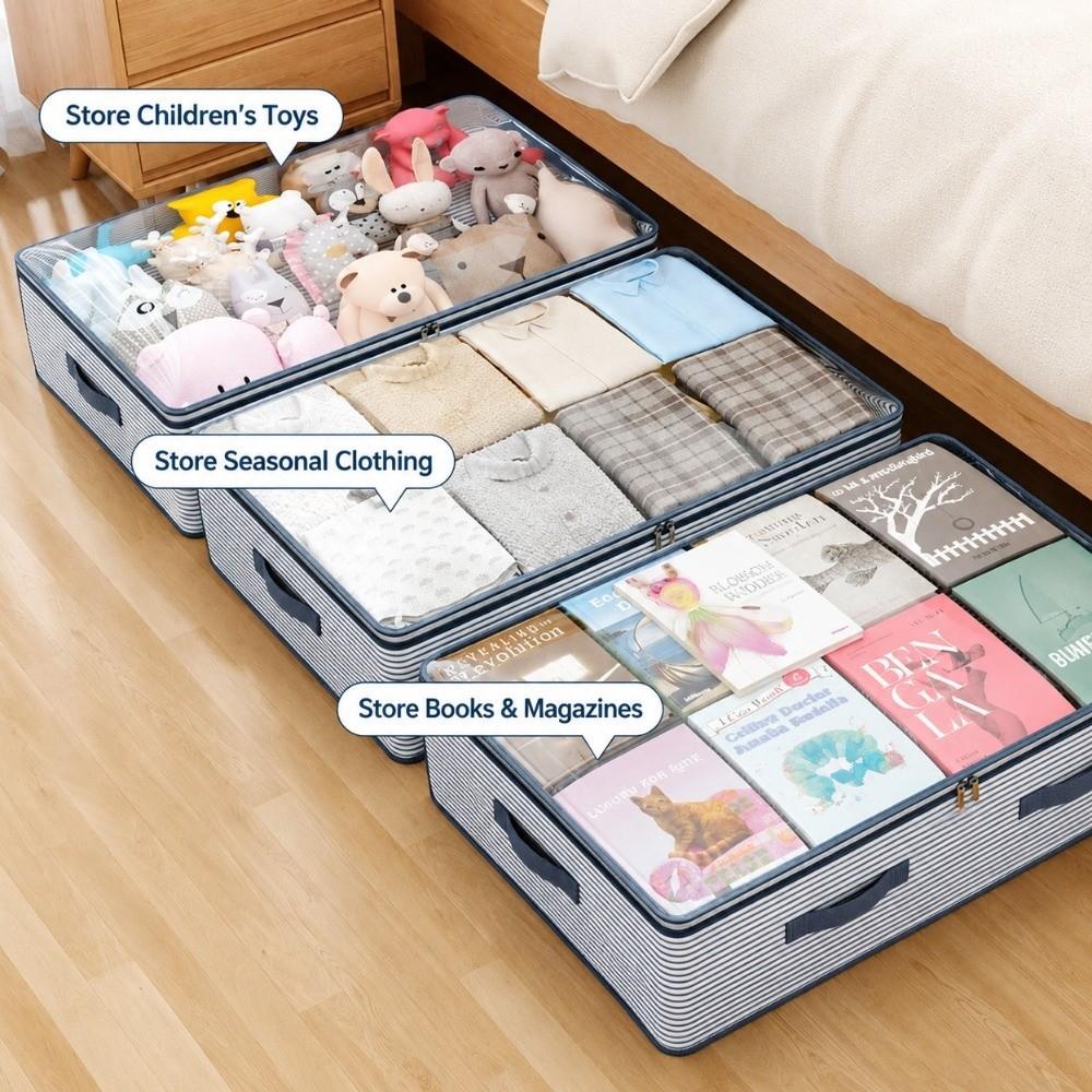 Dust-Proof Clothes Storage Bag Large Capacity Storage Container Under Bed Storage