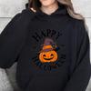 Boo Boo Crew Ghost Prints Halloween Hoodies Women Winter Fleece Warm Hoodies Crewneck Loose Pullovers Casual Soft Sweatshirts