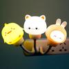 LED enfants USB veilleuse mignon dessin animé lampe de nuit ours bébé enfant chambre décor lampe de chevet cadeau de noël