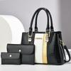 New Fashiable and Versatile Large Capacity Mother Bag for Women One Shoulder Crossbody Bag 3-piece Set Hand Bag Ladies