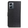 Flip Stand Phone Case for Motorola Moto G14 4G,PU Leather Litchi Texture Wallet Cover