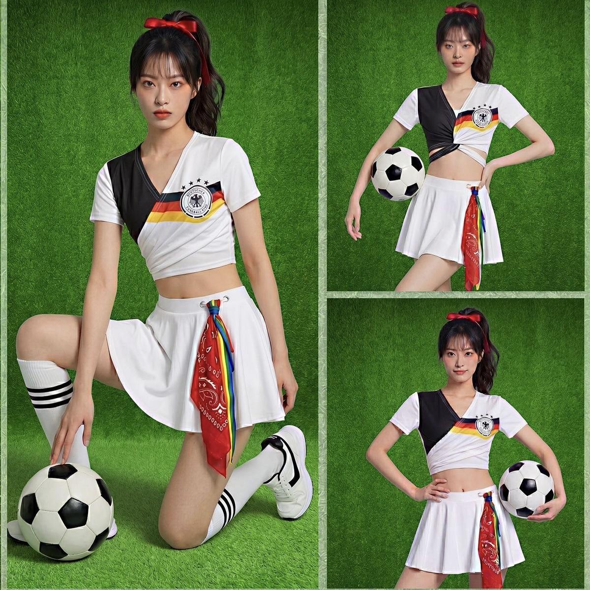 Football baby clothing Sexy Cheering squad clothing suit M