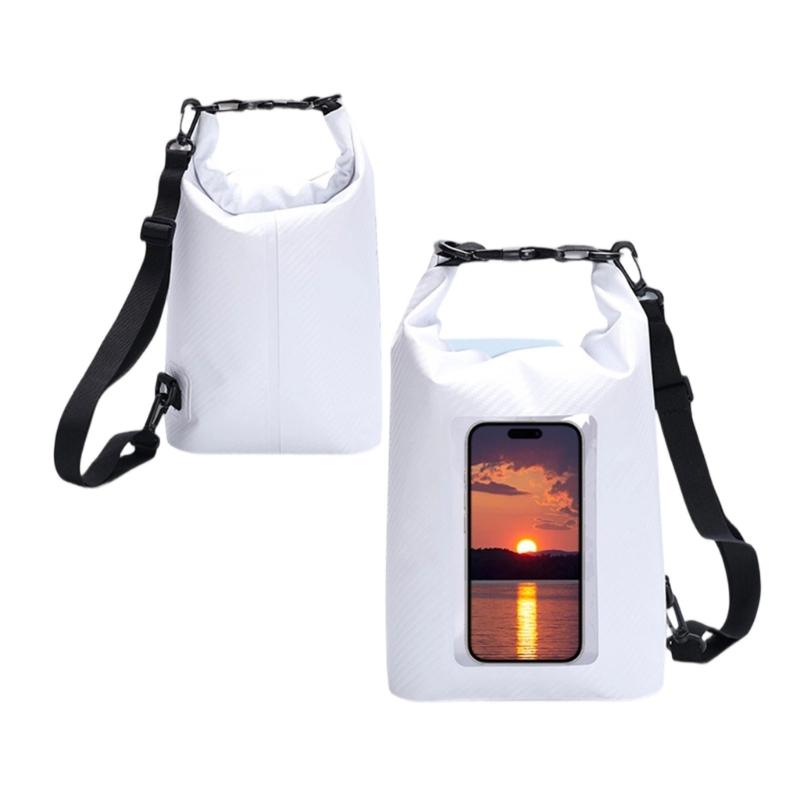Splashes Proof Dry Bag With Transparents Window Durability Waterproofed Pouches for Fishing Snorkeling Trip