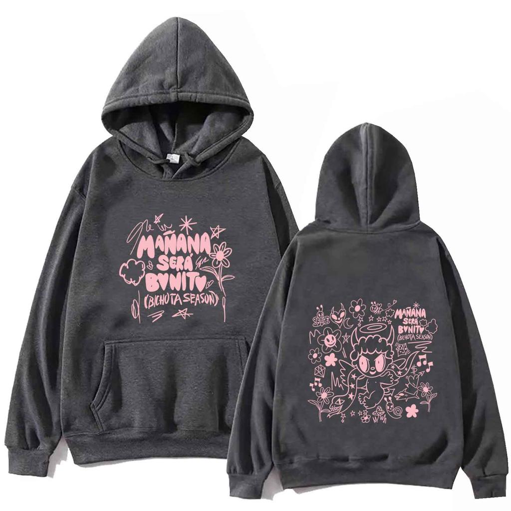 Karol G Manana Sera Bonito Hoodie Tops Long Sleeve Regular Sweatshirt Music Fans Gift Spring Summer