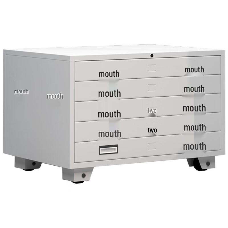 Стальной многоярусный картотечный шкаф для документов