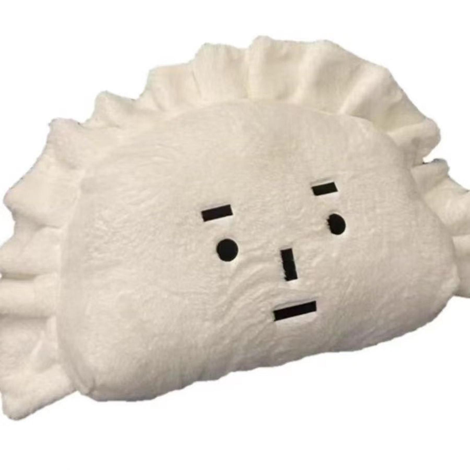 

Creative Dumpling-shaped Throw Pillow: Plush Pleated , It Is Both A Cushion And A Fun Home Decoration One Size